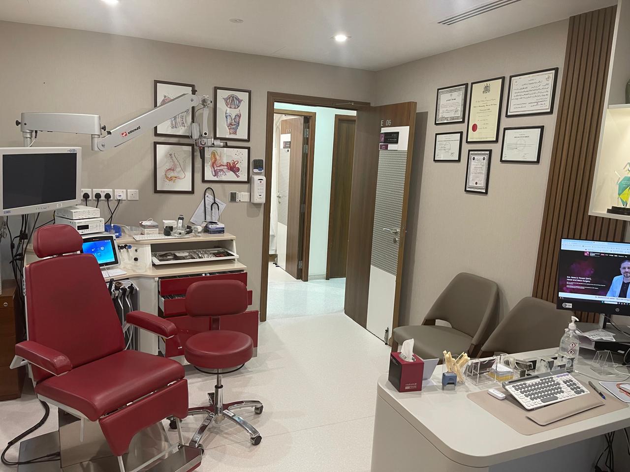 Ear, nose and throat clinic in Dubai for specialist care