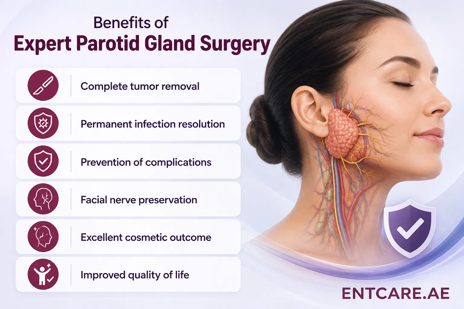 Benefits of expert parotid gland surgery in Dubai