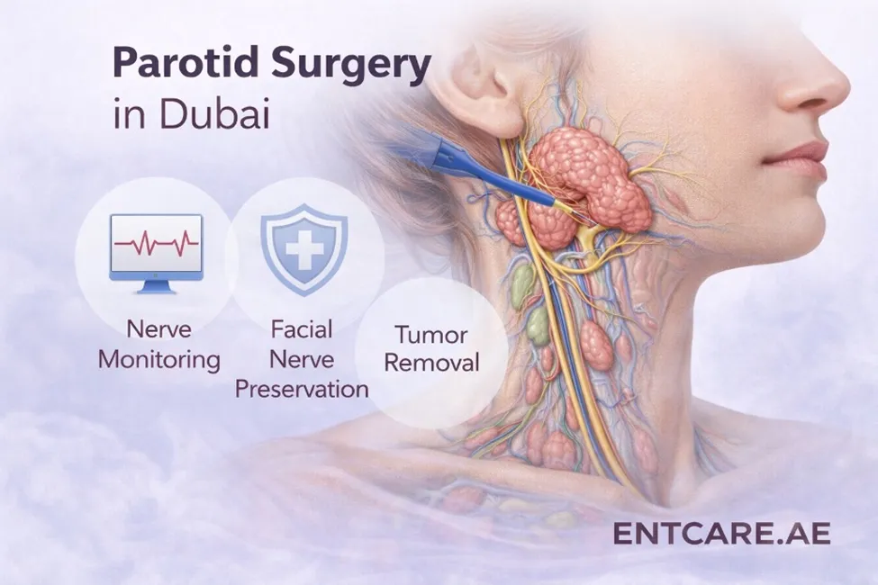 Parotid Gland Surgery in Dubai by ENT Surgeon Dr Muhammad Jabbr