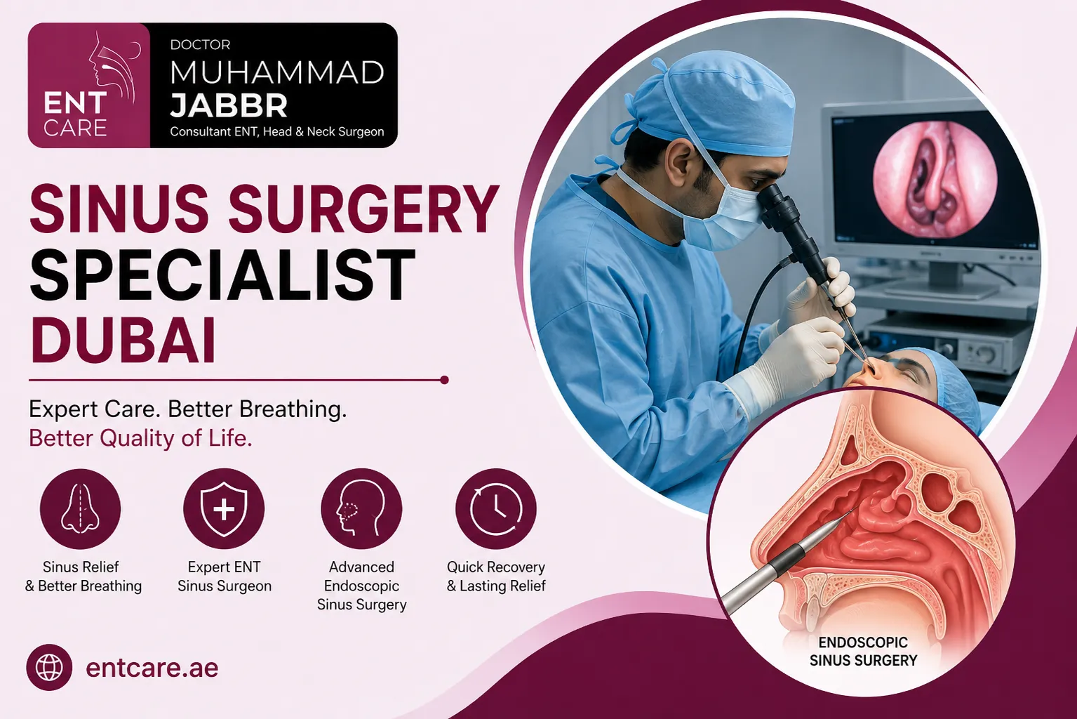 Sinus Surgery Specialist in Dubai - Dr Muhammad Jabbr