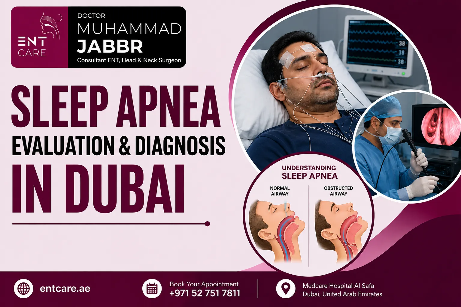 Sleep Apnea Evaluation and Diagnosis in Dubai by Dr Muhammad Jabbr