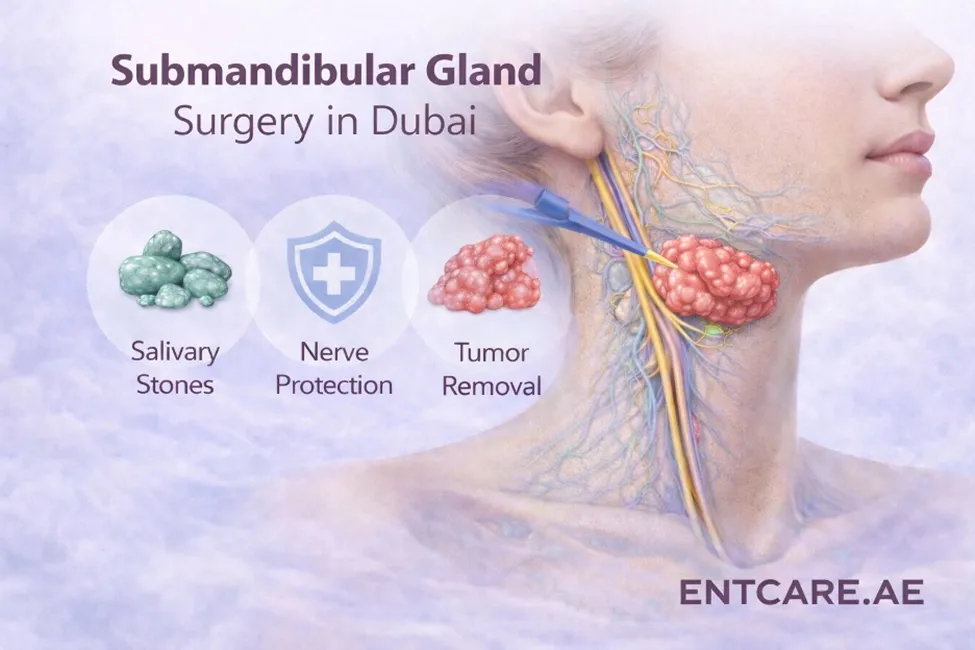 Submandibular Gland Surgery in Dubai by ENT Surgeon Dr Muhammad Jabbr